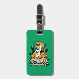 Étiquette À Bagage Shaggy "Zoinks !" Graphic halftone