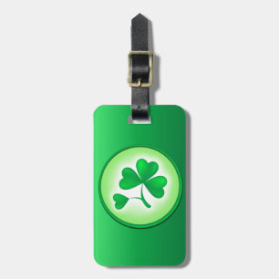 Étiquette À Bagage Shamrock