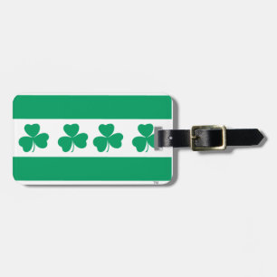Étiquette À Bagage Shamrock Green