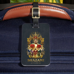 Étiquette À Bagage SHAZAM ! Furie des dieux   Cadre SHAZAMily
