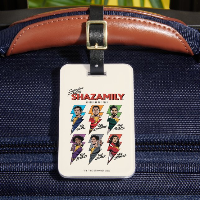 Étiquette À Bagage SHAZAM ! Furie des dieux | SHAZAMily Boulons comiq (Insitu Rectoal 2)