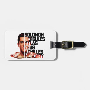 Étiquette À Bagage SHAZAM ! Shazam Closeup Acronyme graphique