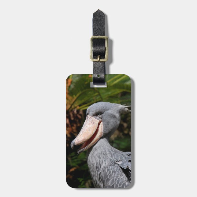 Étiquette À Bagage Shoebill (Devant Vertical)