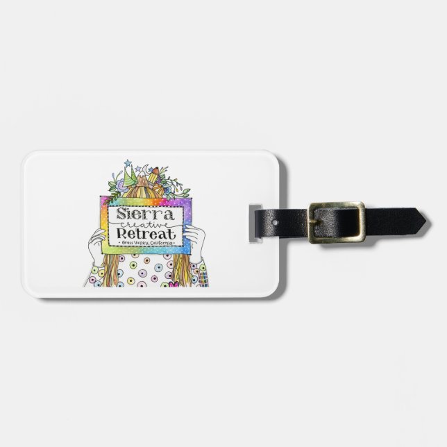 Étiquette À Bagage Sierra Creative Retreat Luggage ou Journal Balise  (Devant horizontal)