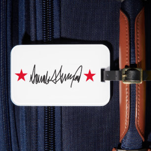 Étiquette À Bagage Signature Trump