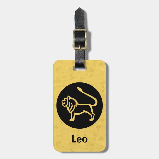 Étiquette À Bagage SIGNE LÉO Zodiaque (Devant Vertical)