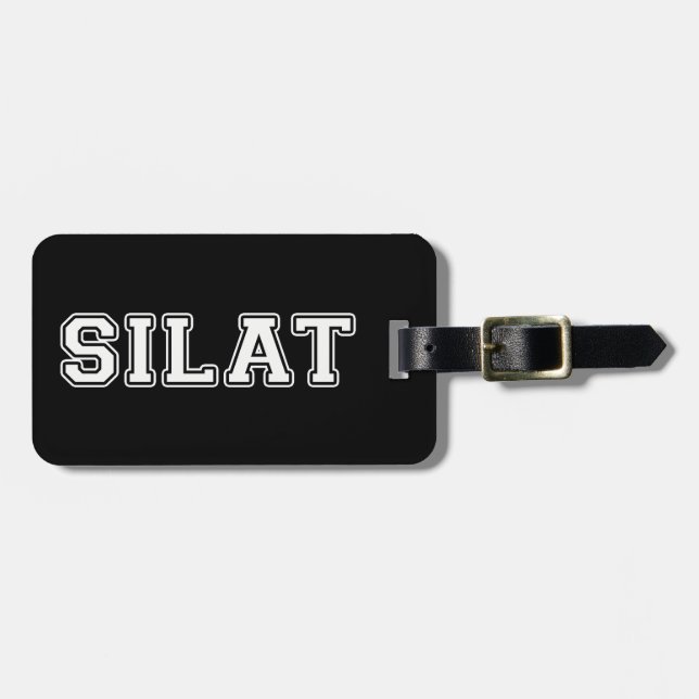 Étiquette À Bagage Silat (Devant horizontal)