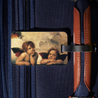 Étiquette À Bagage Sistine Madonna Angels par Raphael Sanzio