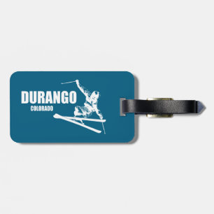 Étiquette À Bagage Skier Durango Colorado