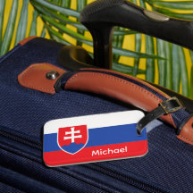 Slovaquie Drapeau Slovaque Emblème Europe