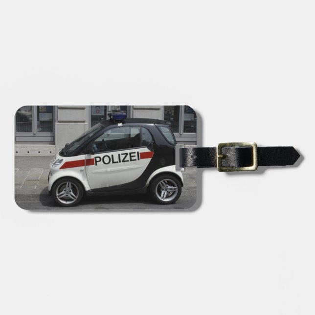 Étiquette À Bagage Smart Polizei Auto (Devant horizontal)