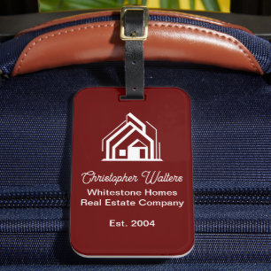 Étiquette À Bagage Société Immobilière de Bourgogne Realtor Personnal