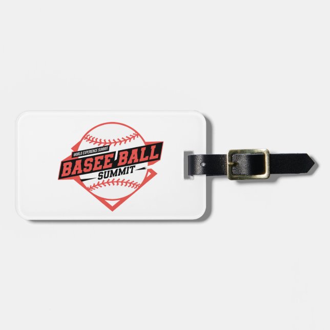 Étiquette À Bagage Sommet de baseball 2025 (Devant horizontal)