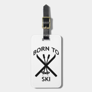 Étiquette À Bagage Soutenu pour skier