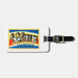 Étiquette À Bagage Souvenir de Vintage voyage de Los Angeles la