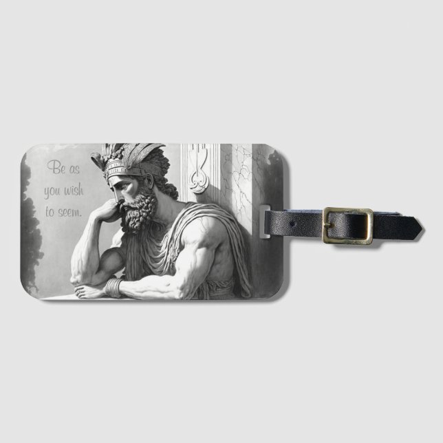 Étiquette À Bagage Soyez comme vous voulez sembler (Devant Horizontal)