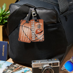 Étiquette À Bagage Sport Basket-ball 🏀 DIY Texte