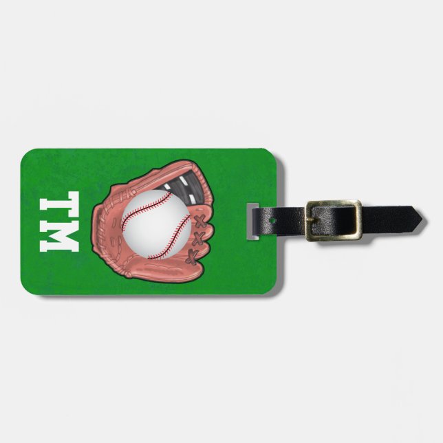 Étiquette À Bagage Sports - Baseball - SRF (Devant horizontal)
