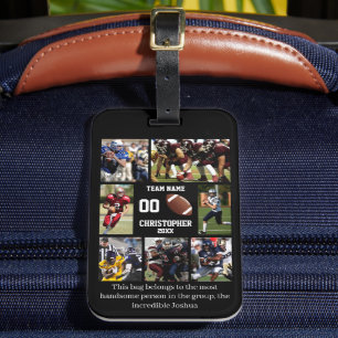 Étiquette À Bagage Sports de football personnalisés