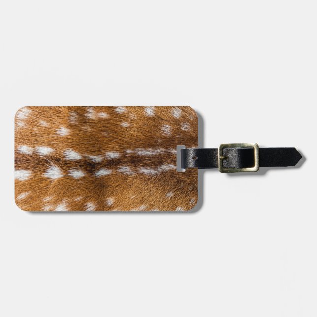 Étiquette À Bagage Spotted deer pour texture (Devant horizontal)