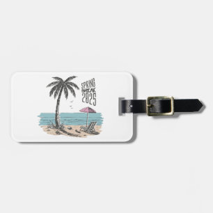 Étiquette À Bagage Spring Break 2025 Beach Vibes