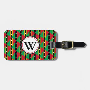 Étiquette À Bagage ST KITTS NEVIS Custom Monogram Christian Luggings