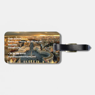 Étiquette À Bagage St Peters Carré Vatican