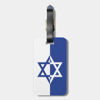 Étiquette À Bagage Star de David Bar Mitzvah bleu et blanc coutume