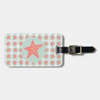 Étiquette À Bagage Starfish Whimsical Mer Océan Nautique