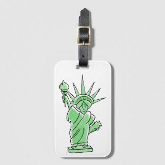Étiquette À Bagage Statue de la Liberté
