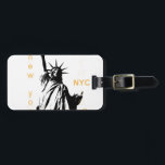 Étiquette À Bagage Statue de la Liberté de New York City Ny Nyc<br><div class="desc">Statue de la Liberté de New York City Ny Nyc</div>