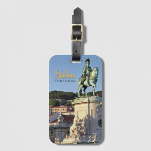 Étiquette À Bagage Statue équestre du roi José I, Lisbonne