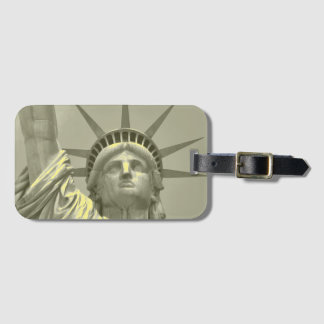 Étiquette À Bagage Statue vintage de la Liberté New York - photo de p