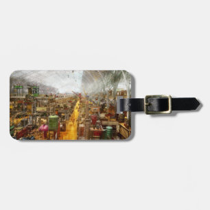 Étiquette À Bagage Steampunk - La ville de l'émerveillement 1889