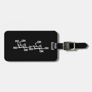 Étiquette À Bagage Structure du lait lactose