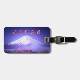 Étiquette À Bagage Style du Mont Fuji au Japon