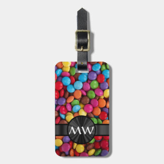Étiquette À Bagage Sucreries multicolores
