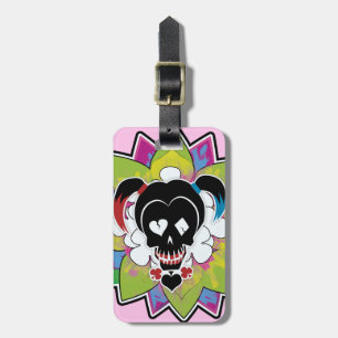 Étiquette À Bagage Suicide Squad Harley Quinn Skull Tattoo Art