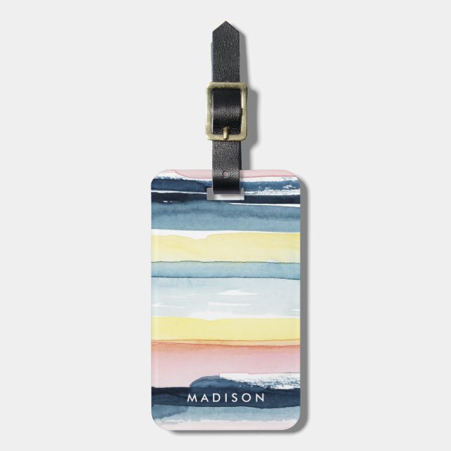 Étiquette À Bagage Sunset Stream I (Devant Vertical)