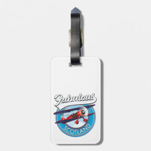 Étiquette À Bagage Superbe Scotland style rétro patch voyage