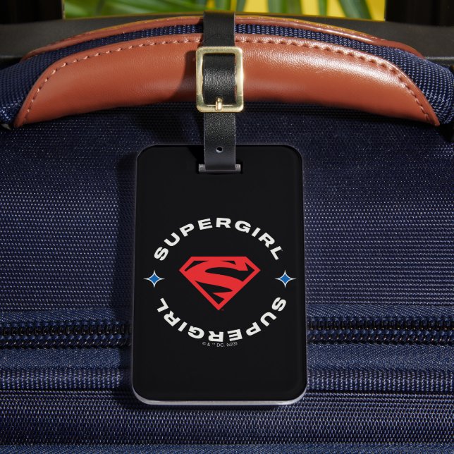 Étiquette À Bagage Supergirl Age of Heroes Circle S-Shield (Insitu Rectoal 2)