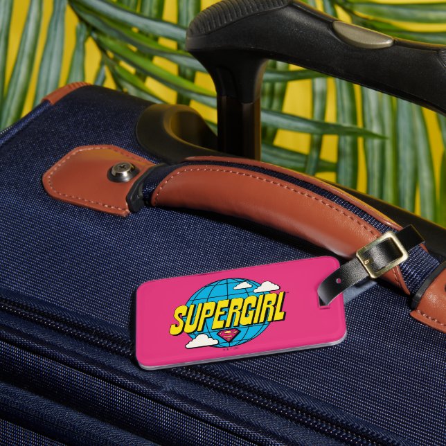 Étiquette À Bagage Supergirl Graphique Pop Global (Insitu Rectoal 3)