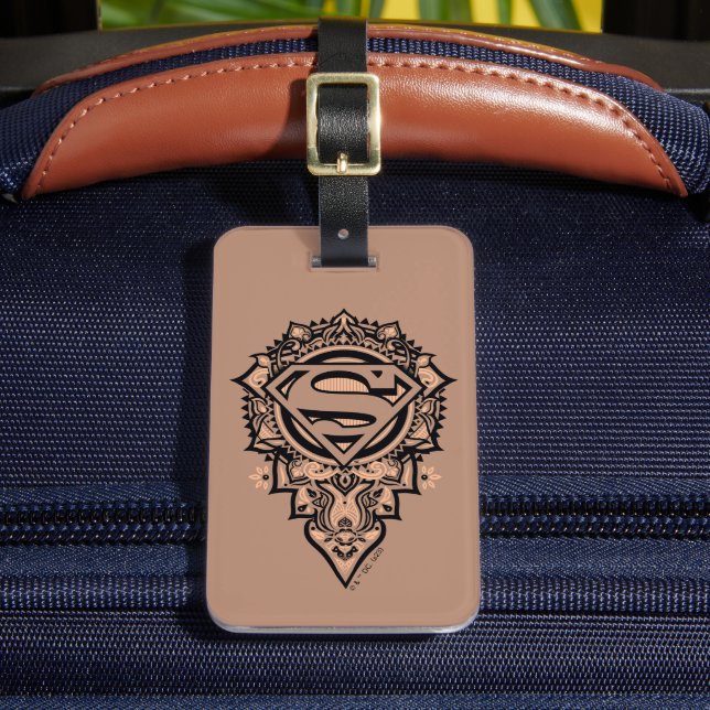 Étiquette À Bagage Supergirl Mandala Graphic (Insitu Rectoal 2)
