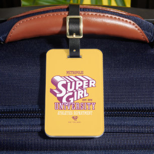 Étiquette À Bagage Supergirl Metropolis University Athletics Départem
