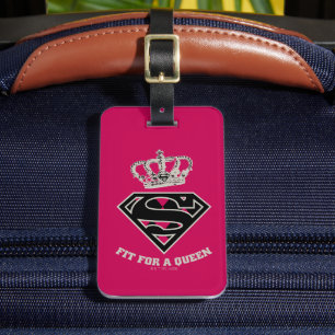 Étiquette À Bagage Supergirl S-Shield "Adapté Pour Une Reine"