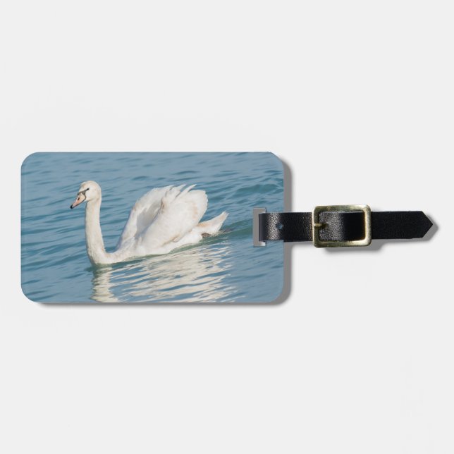 Étiquette À Bagage Swan (Devant horizontal)