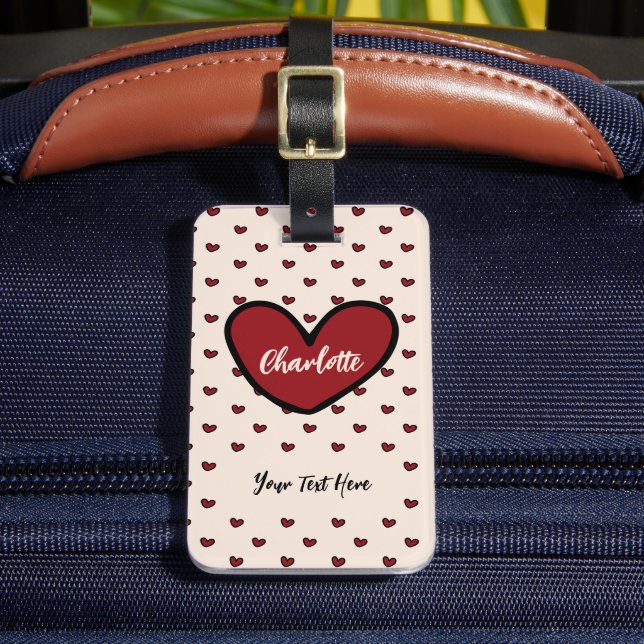 Étiquette À Bagage Sweet Trendy Business Logo Entreprise Promo Entrep (Insitu Rectoal 2)