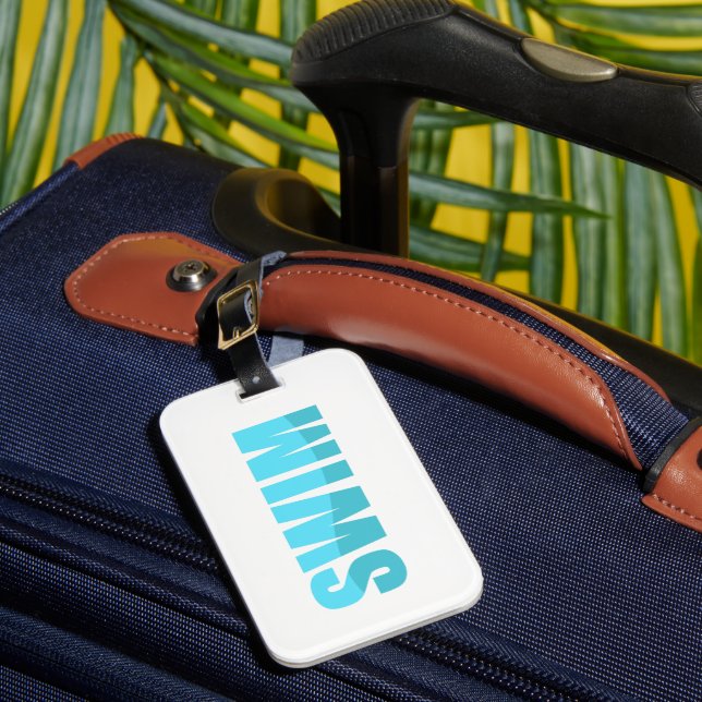 Étiquette À Bagage Swim Luggage Tag (Insitu Rectoal 1)