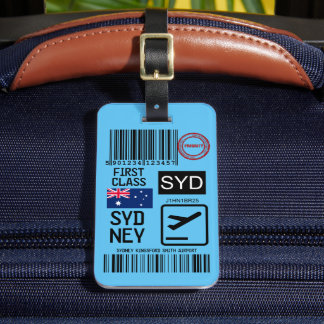Étiquette À Bagage Sydney airport travel tag