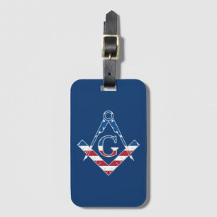 Étiquette À Bagage Symbole freemasonic USA